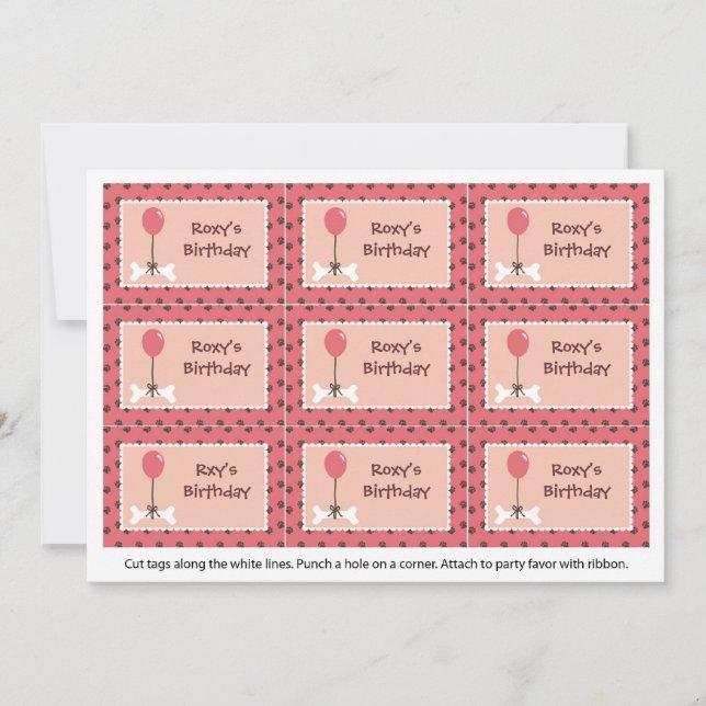 Knochen-und Einladung (Vorderseite)