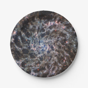 Knochen von Galaxy IC5332 von JWST Pappteller