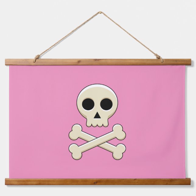 Knochen Wandteppich Mit Holzrahmen (Vorne)