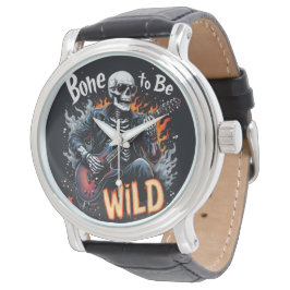 Knochen zu freier Skelettüberwachung Armbanduhr
