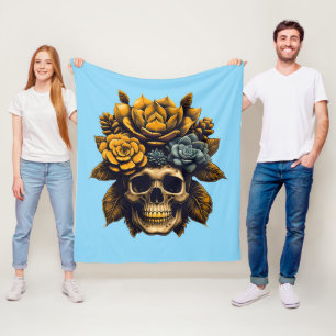 Knochen zum Blühen Fleecedecke