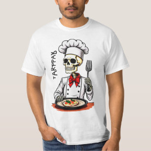 Knochenappetit Skeletton Koch halloween T-Shirt