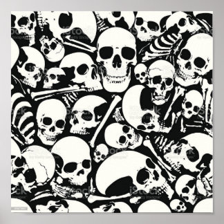 Knochenbeutel Poster