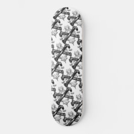 Knochenfiligrane Skateboard