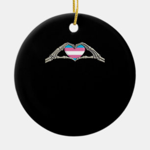 Knochenhandschuh Keramik Ornament