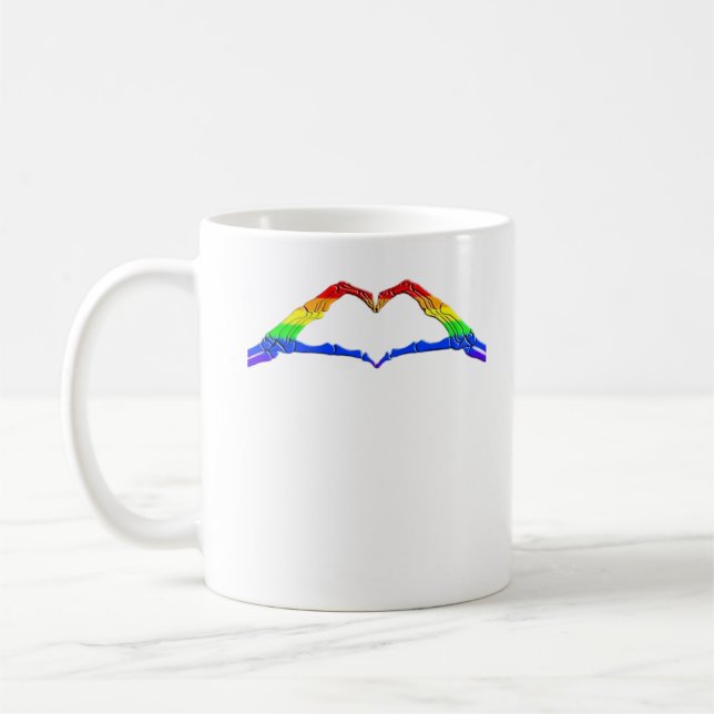 Knochenhandschuhe Kaffeetasse (Links)