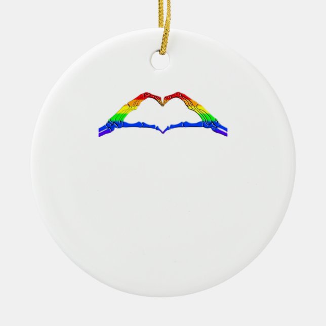 Knochenhandschuhe Keramik Ornament (Vorne)