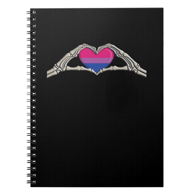 Knochenhandschuhe Notizblock (Vorderseite)