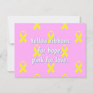 Knochenkrebs-Bewusstsein Postkarte