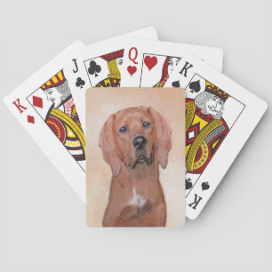Knochenmalerei - Niedliche Original Hundekunst Spielkarten