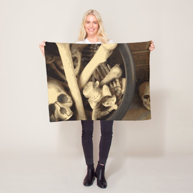 Knochenstall. Fleecedecke (Beispiel)