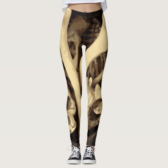 Knochenstall. Leggings (Vorderseite)