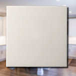 Knochenweiß Solid Color | Klassisches Elegant Fliese<br><div class="desc">Knochenweiß Solid Color | Classic | elegant | Trendy | Stilvoll | Geschenk</div>
