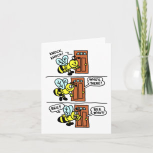 Knock Bee Mine Valentine Carte de voeux