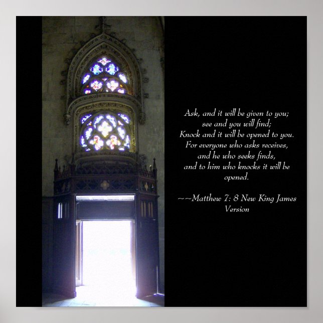 Knock & it wird Ihnen geöffnet Poster (Vorne)