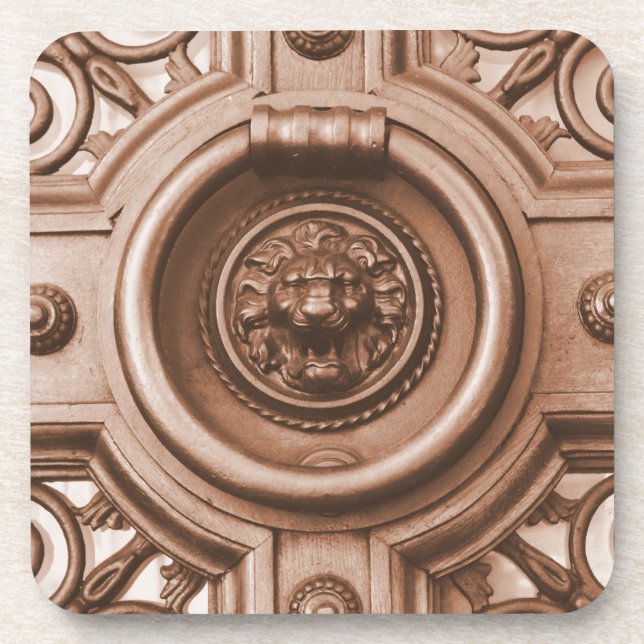 Knock Knock - Barcelona Old Quarter Door Knocker Untersetzer (Vorderseite)