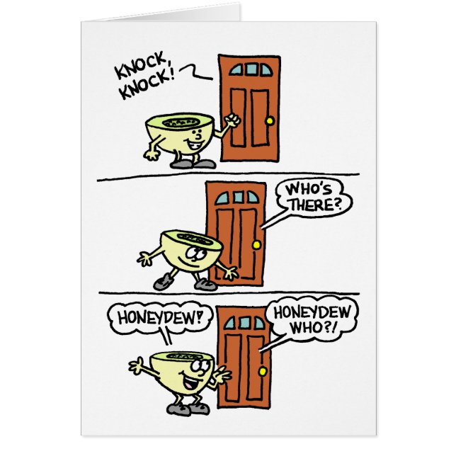 Knock Knock Honeydew mignon 25e anniversaire (Devant)