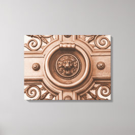 Knock Knock ... Leinwanddruck