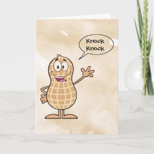 Knock Knock Qui est là ? Carte de voeux