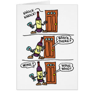Knock Knock Wein nicht feiern Muttertag