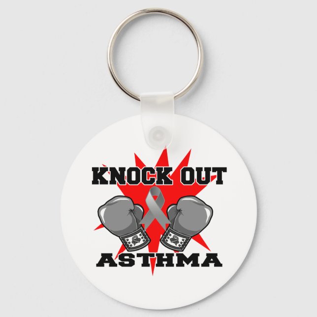 Knock Out Asthma Schlüsselanhänger (Vorderseite)