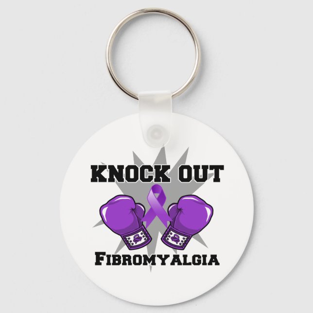 Knock Out Fibromyalgie Schlüsselanhänger (Vorderseite)