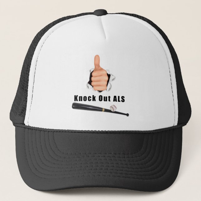 Knockout ALS Cap Truckerkappe (Vorderseite)