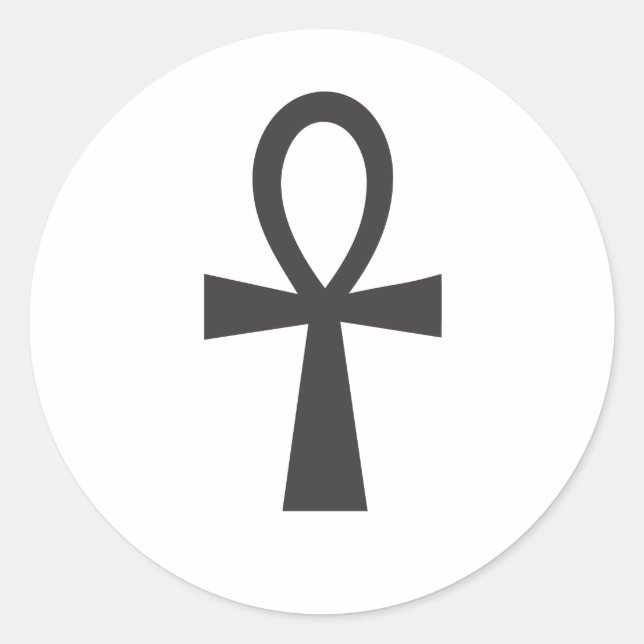 Knöh-Symbol des Lebens Runder Aufkleber (Vorderseite)