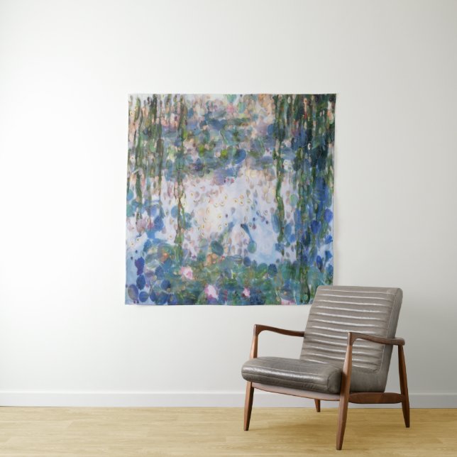 Knolic Lilies Water Lilies Kunstfreude Wandteppich (Beispiel)
