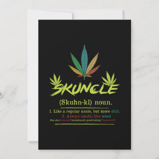 Knollendefinition Rauchen Onkel Funny Stoner Einladung