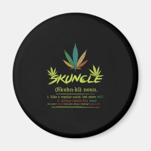 Knollendefinition Rauchen Onkel Funny Stoner Magnet