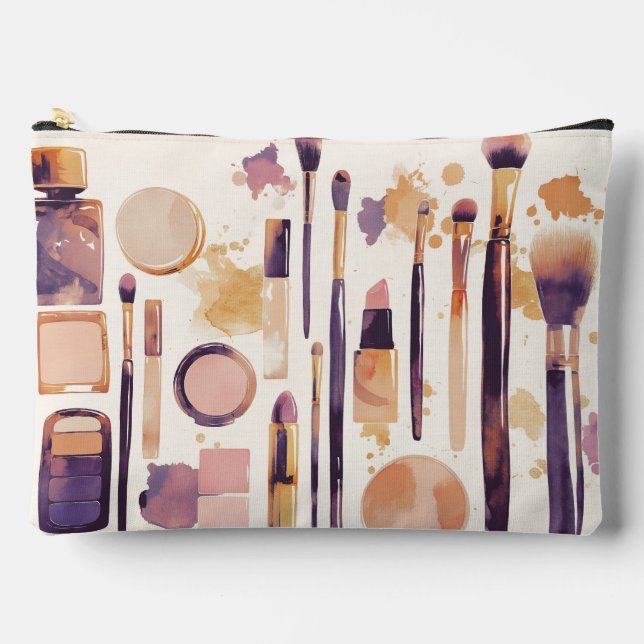 Knolling Make-up Zubehörtasche (Vorderseite)