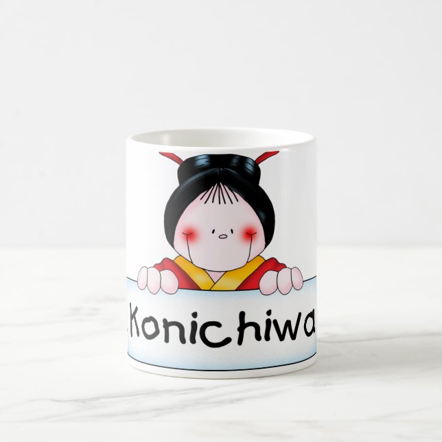 Knonichiwa Kaffeetasse (Mittel)