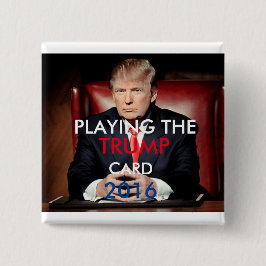 Knopf 2016 Donald Trump Pinback (Quadrat) Button