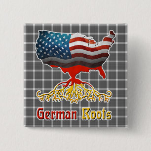 Knopf "American German Roots" Button