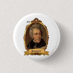 Knopf Andrew Jackson-Präsidenten-#7 Button