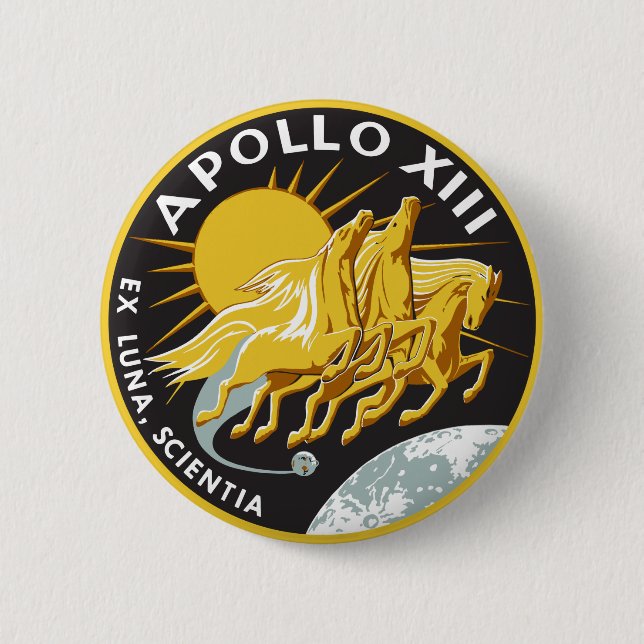 Knopf Apollo 13 Button (Vorderseite)