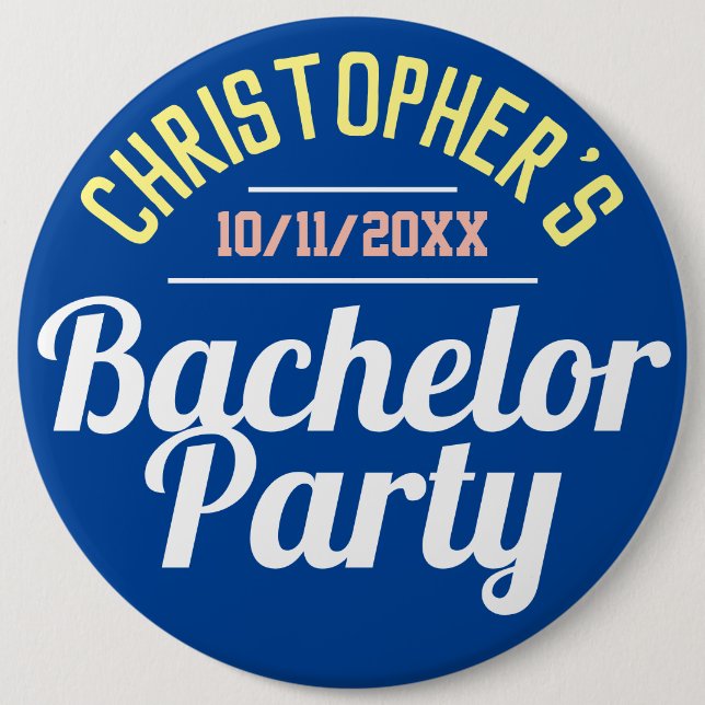Knopf Bachelor Button (Vorderseite)