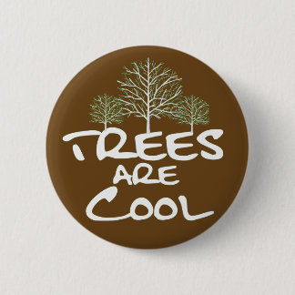 Knopf - Bäume sind cool Button