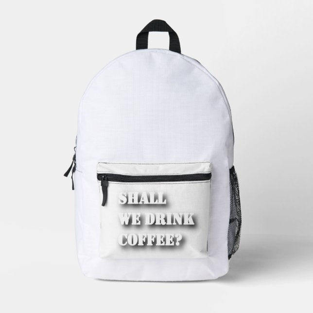 Knopf Bedruckter Rucksack (Vorderseite)