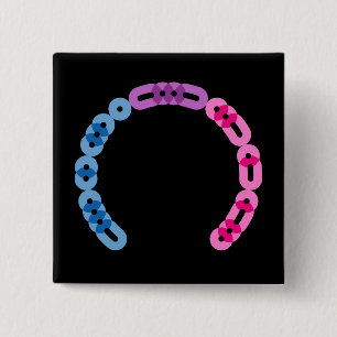 Knopf "Bisexueller Morcocode" Button