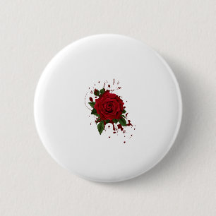 Knopf-Blumendesign Button