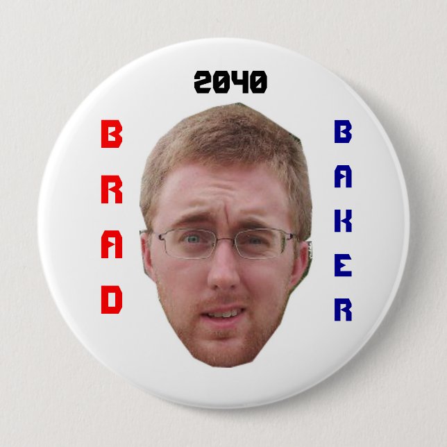 Knopf Brad-Bäcker-2040 Button (Vorderseite)