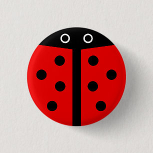 Knopf-Button Dame Bug Button