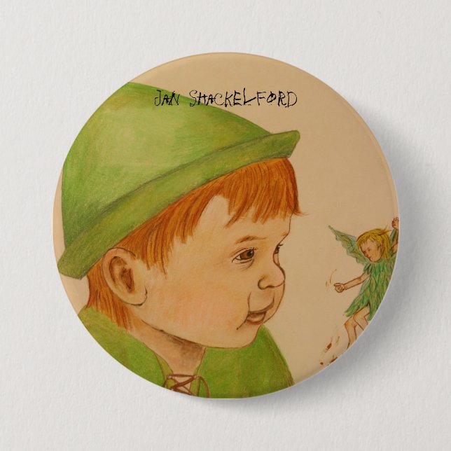 Knopf-Button Peter Pan Jan.s Shackelford Button (Vorderseite)