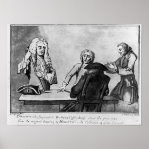 Knopf-Café, 1730 Poster