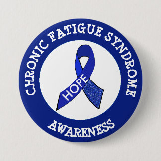 Knopf "Chronic Fatigue Syndrome Awareness Ribbon" Button