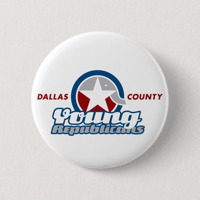 Knopf Dallas Jahr Button (Vorderseite)