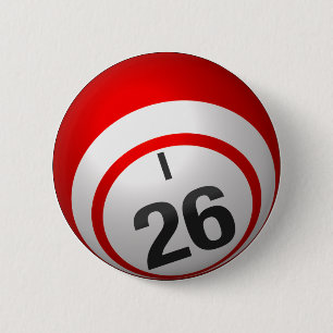 Knopf des Bingo I 26 Button