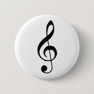 Knopf des dreifachen Clef Button